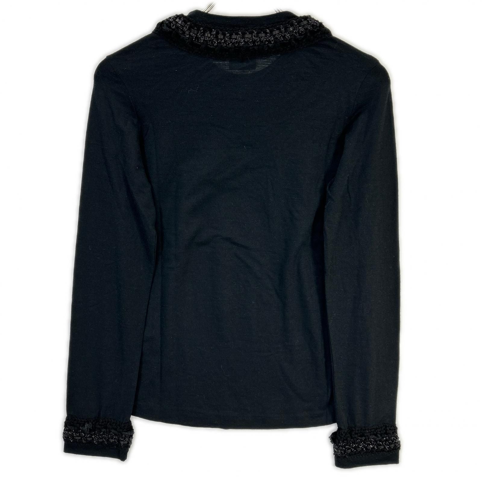 Chanel CC Logo Collar Embroidery Top 36 — view 2