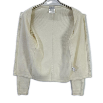 Chanel 07 Cruise Collection 07c White Bijou Button Cardigan 36 — view 3