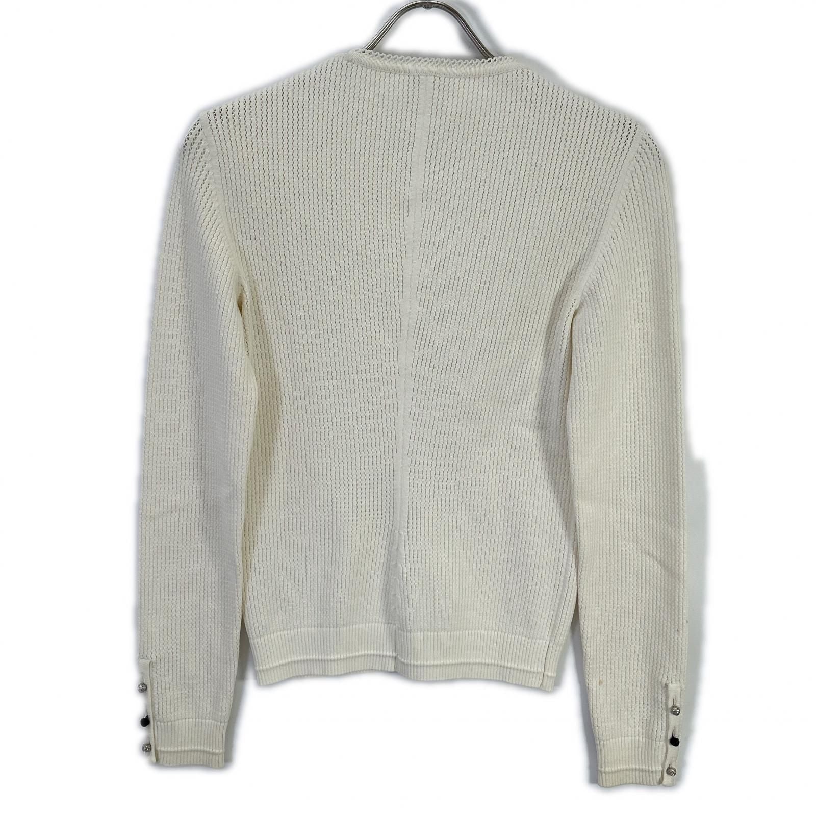 Chanel 07 Cruise Collection 07c White Bijou Button Cardigan 36 — view 2