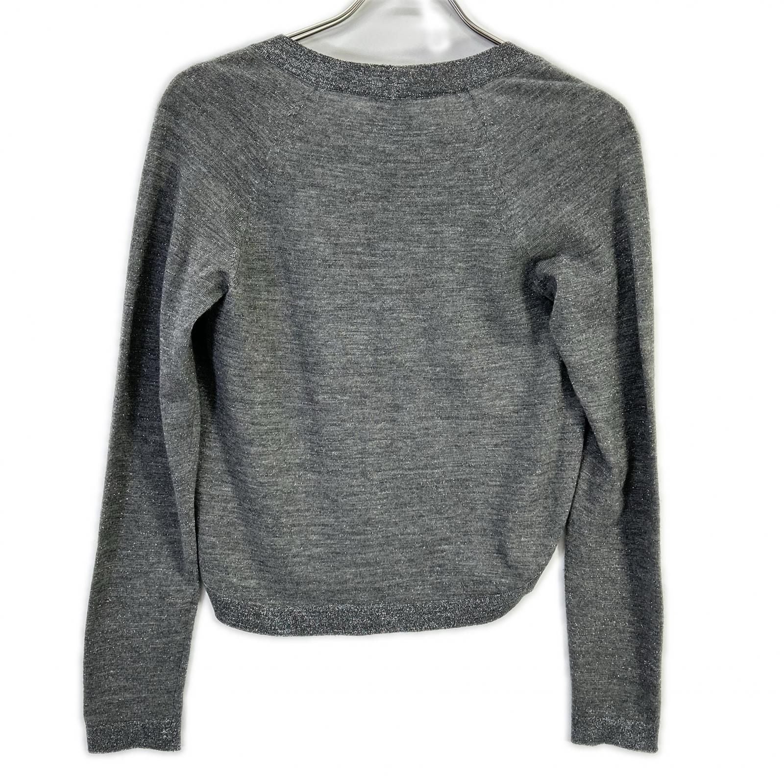 Chanel Lame Cashmere Blend Cardigan Bolero 34 — view 2