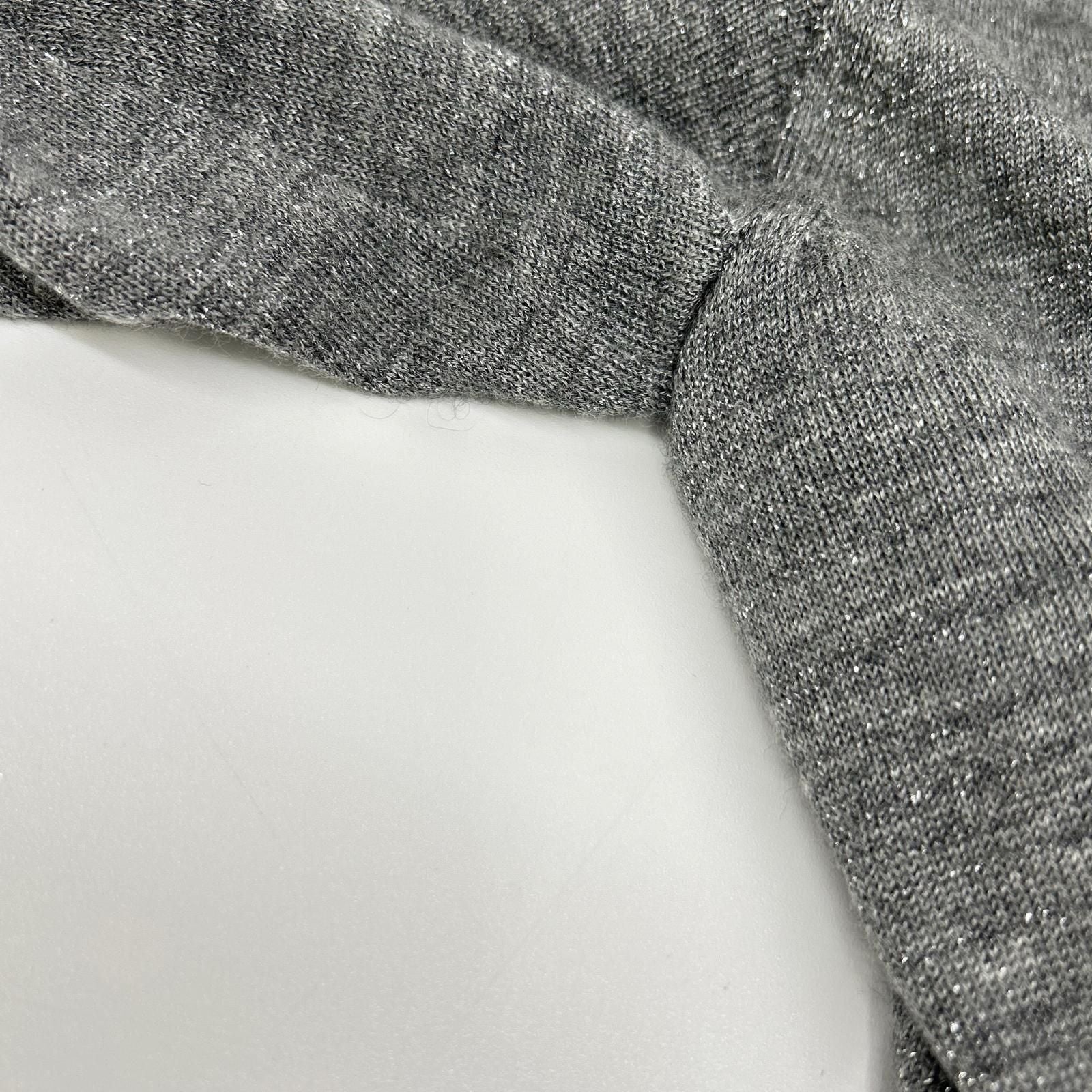 Chanel Lame Cashmere Blend Cardigan Bolero 34 — view 7