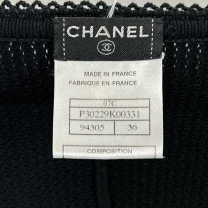 Chanel 07 Cruise Collection 07c Black Bijou Button Cardigan — view 4