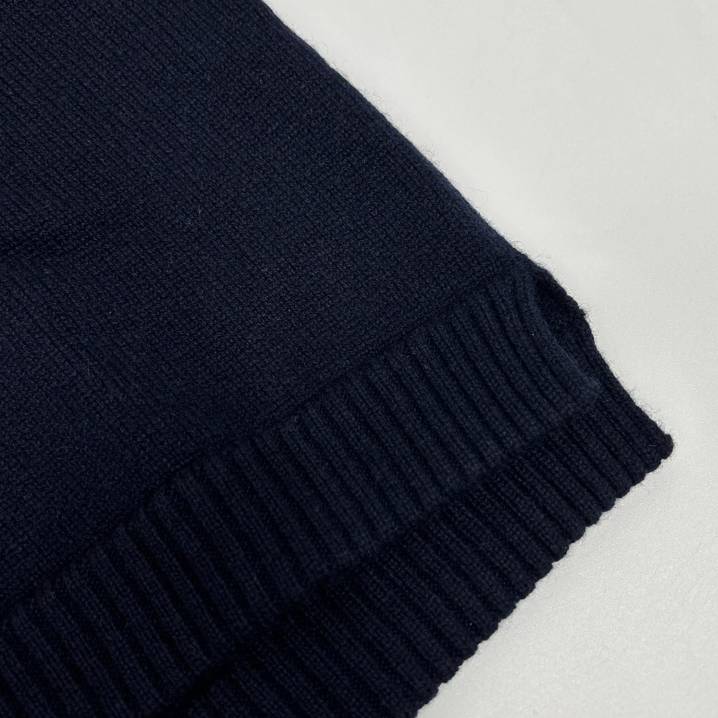 Hermes Era Navy Cashmere Knit Sweater 42 — view 6