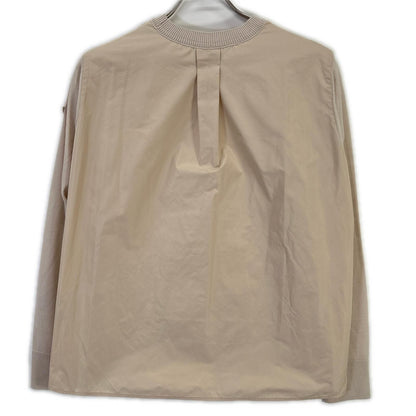 Moncler Girocollo Tricot Nylon Trim Knit Sweater — view 2
