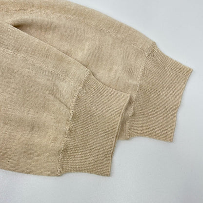 Hermes Beige Cashmere Silk Knit Sweater 40 — view 7