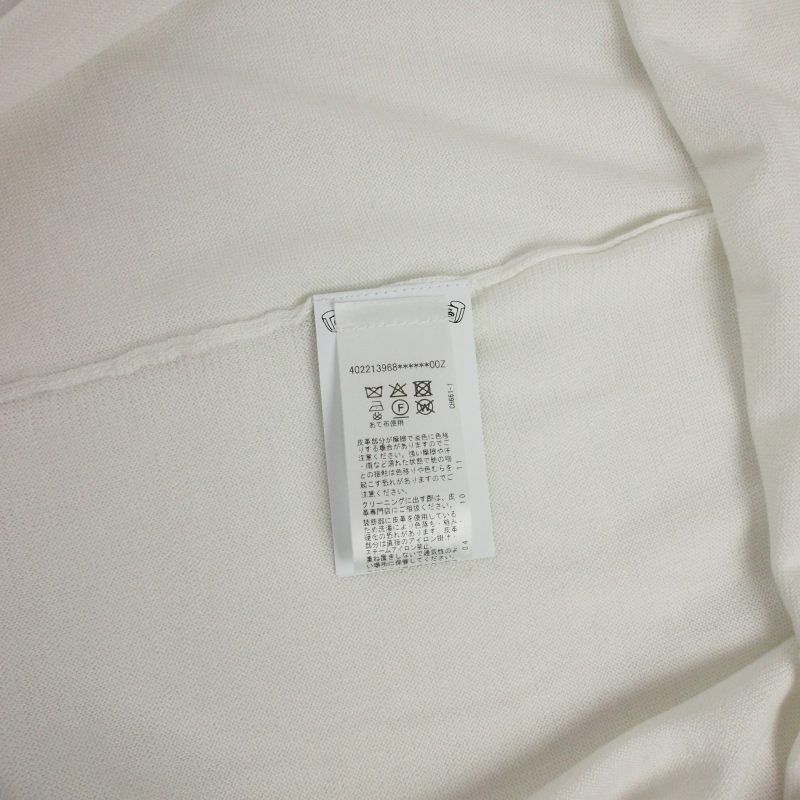 Chrome Hearts Ynot Cross Patch Raglan Sleeve Long T-Shirt Long L White Black — view 7