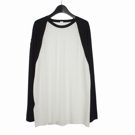 Chrome Hearts Ynot Cross Patch Raglan Sleeve Long T-Shirt Long L White Black