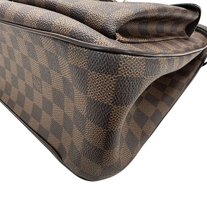 Louis Vuitton Tote Damier Canvas Uzes Ebene Brown Shoulder — view 5