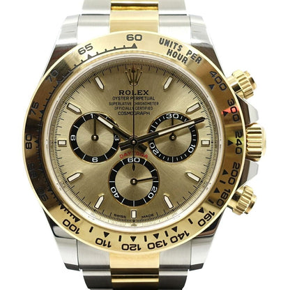 Rolex Cosmograph Daytona 40 Champagne Gold Dial Automatic Winding Watch