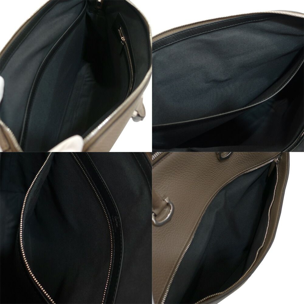 Cartier Must de Cartier Document Case Handbag 2-Way Leather Gray Silver — view 5