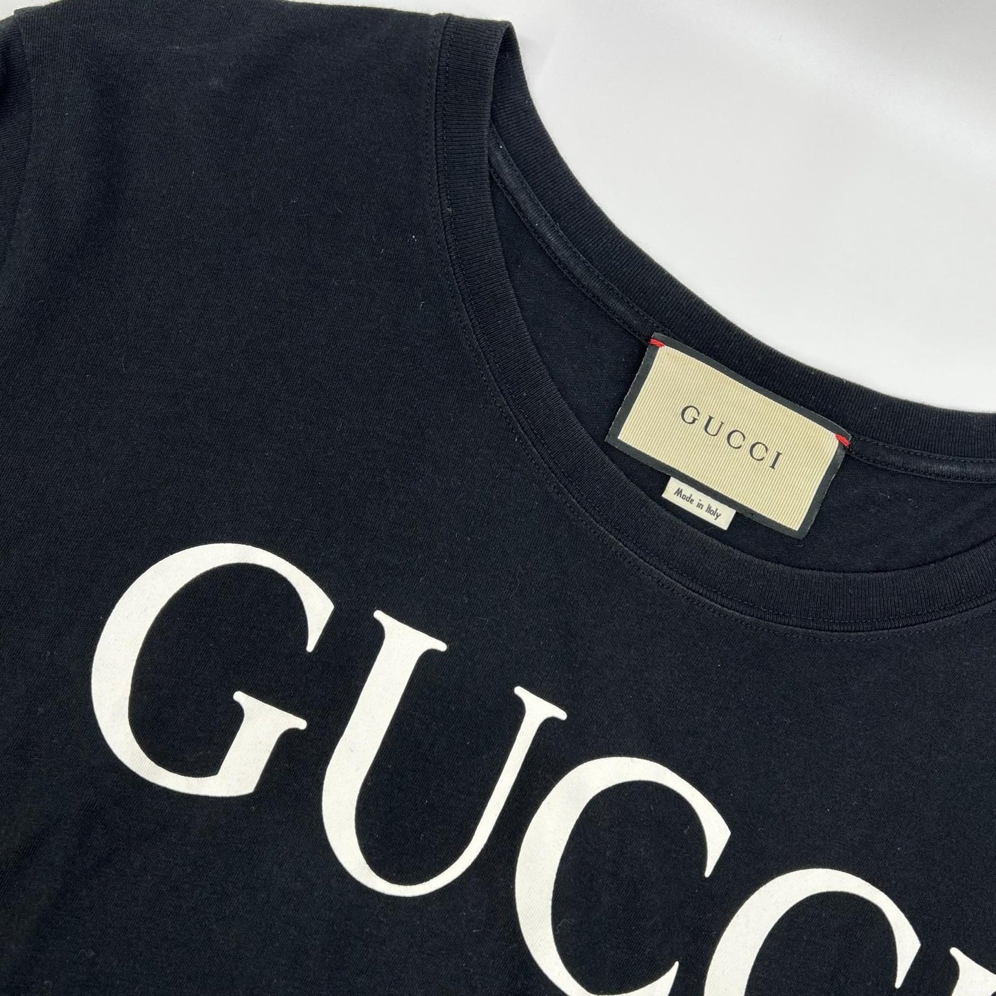 Gucci Black GG Interlocking T-Shirt — view 7