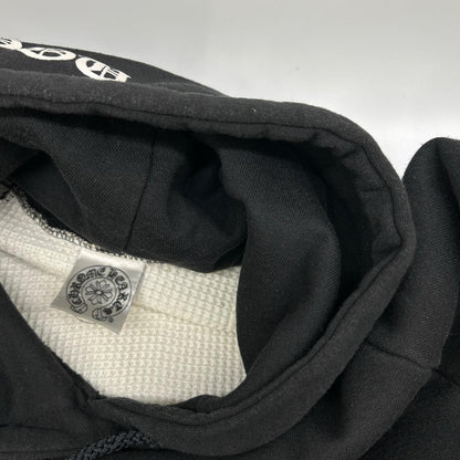 Chrome Hearts Black Cotton Polyester Floral Cross Horse Shoe Pullover Hoodie — view 5