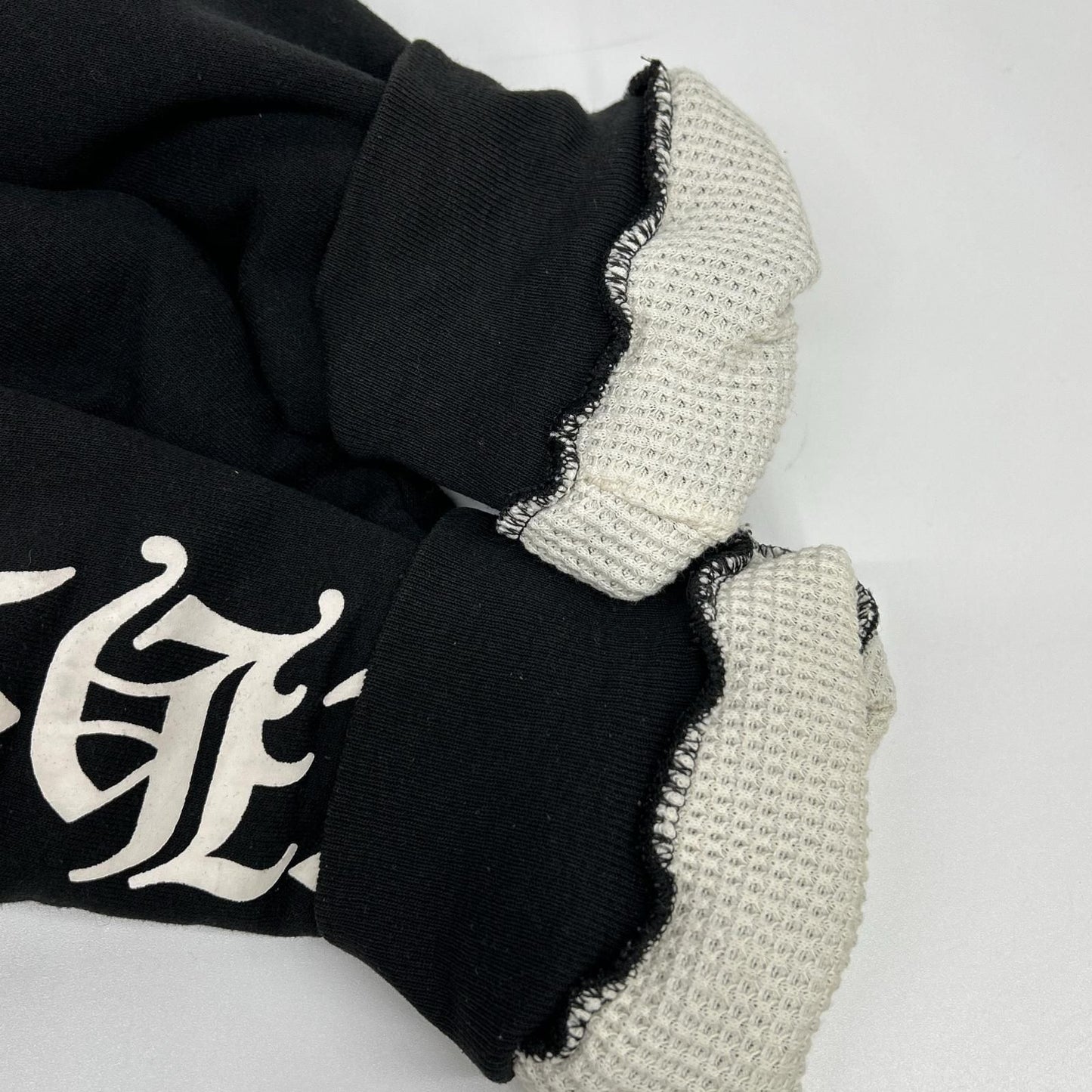 Chrome Hearts Black Cotton Polyester Floral Cross Horse Shoe Pullover Hoodie — view 8