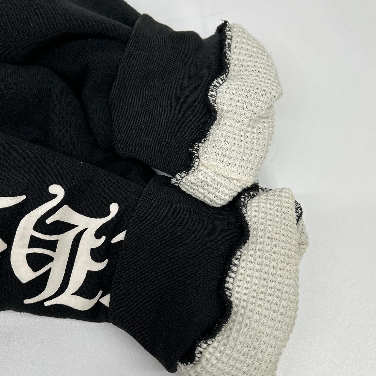 Chrome Hearts Black Cotton Polyester Floral Cross Horse Shoe Pullover Hoodie — view 8