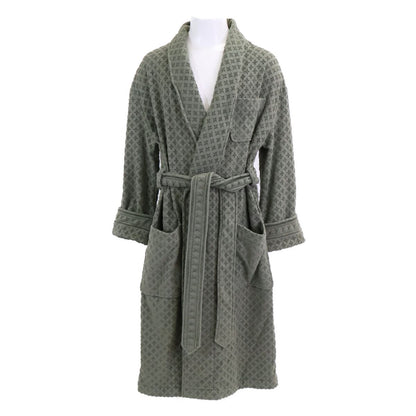 Louis Vuitton Uxv Jacquard Monogram Flower French Terrier Robe with Belt