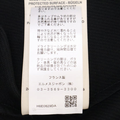 Hermes Silk Cles Clou de Selle Long Sleeve Shirt 34 — view 6