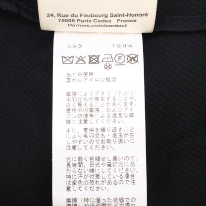 Hermes Silk Cles Clou de Selle Long Sleeve Shirt 34 — view 5