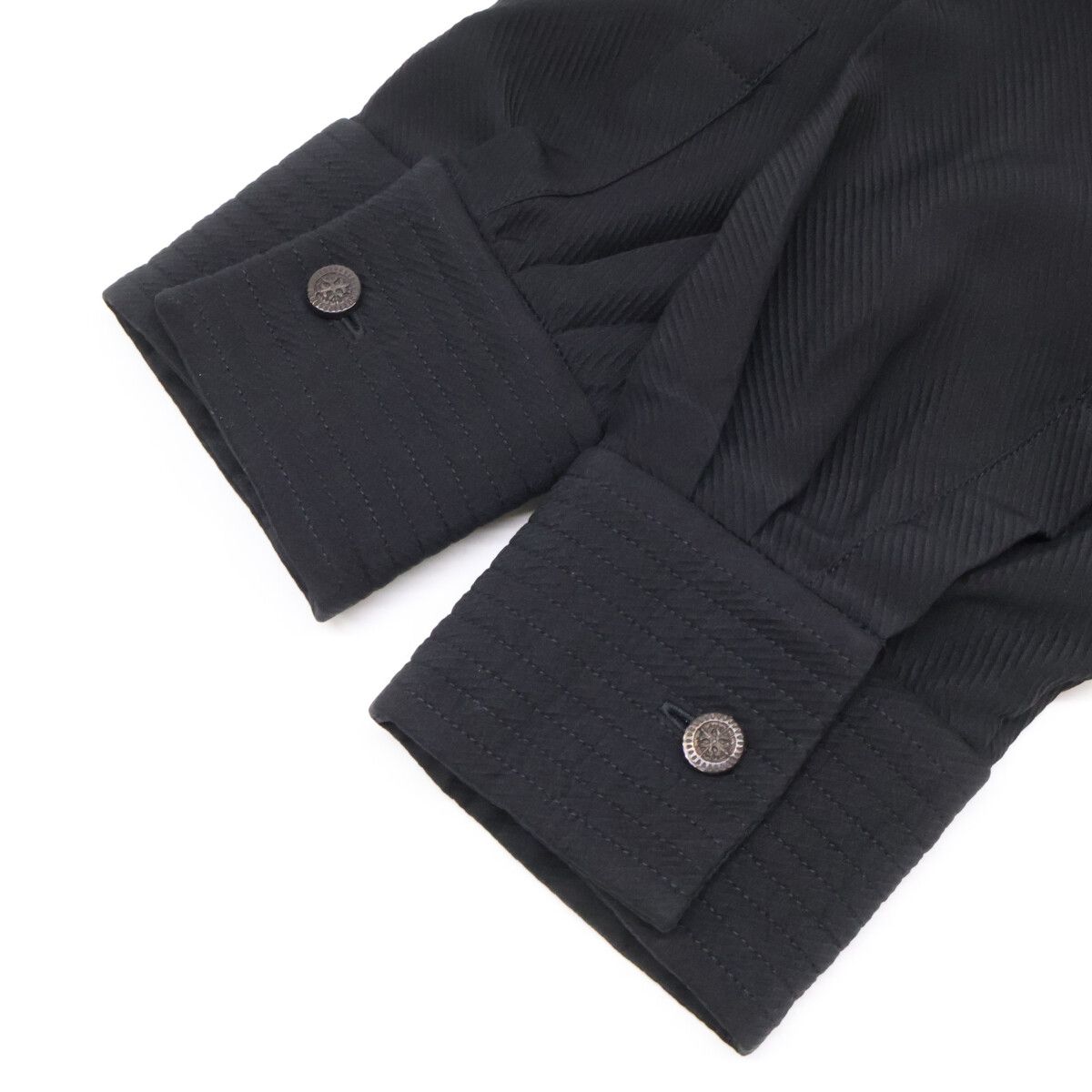 Hermes Silk Cles Clou de Selle Long Sleeve Shirt 34 — view 7