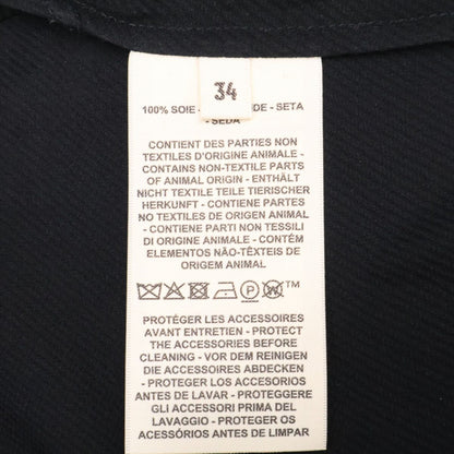 Hermes Silk Cles Clou de Selle Long Sleeve Shirt 34 — view 4
