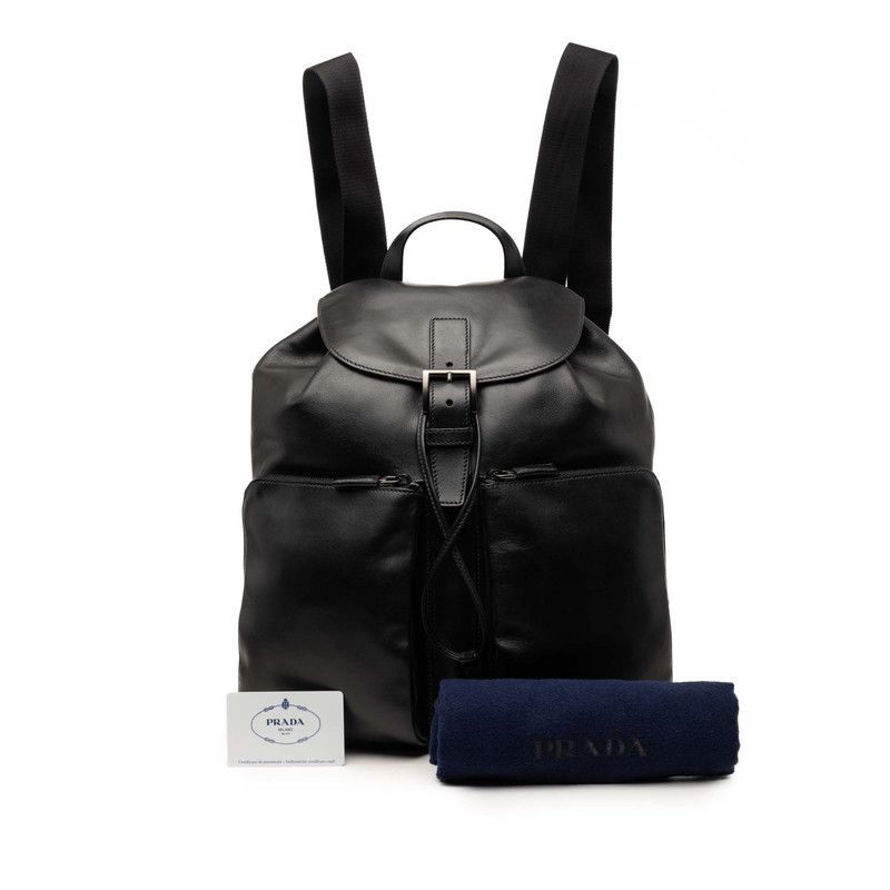Prada Backpack Black Leather — view 6