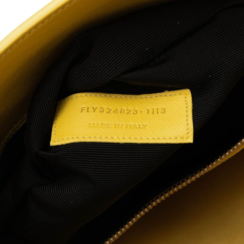 Saint Laurent Sac de Jour Mini 2-Way Shoulder Bag Yellow Leather — view 6