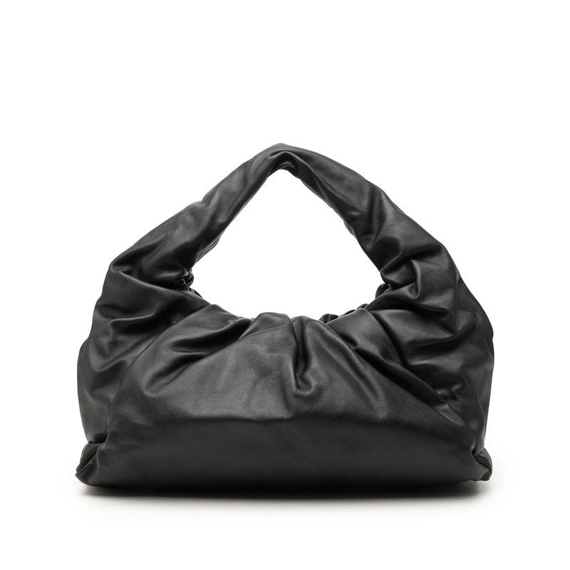 Bottega Veneta the Shoulder Pouch Handbag Black Leather
