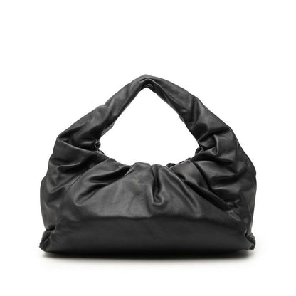 Bottega Veneta the Shoulder Pouch Handbag Black Leather