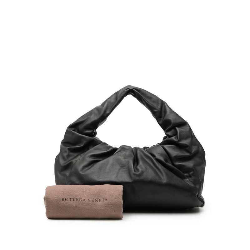 Bottega Veneta the Shoulder Pouch Handbag Black Leather — view 7
