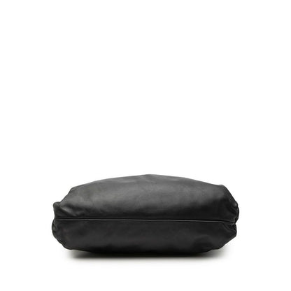 Bottega Veneta the Shoulder Pouch Handbag Black Leather — view 3