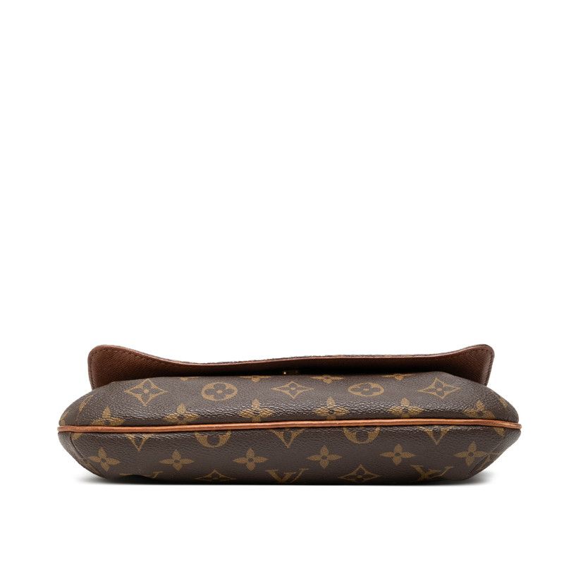 Louis Vuitton Monogram Musette Tango Short Shoulder Bag Brown Leather — view 3
