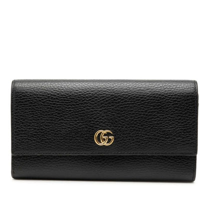 Gucci GG Marmont Wallet Black Leather