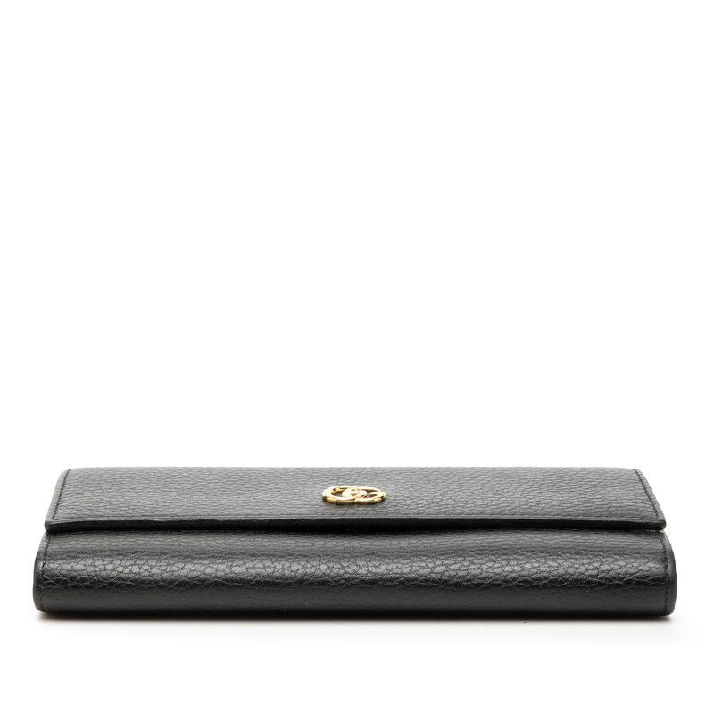 Gucci GG Marmont Wallet Black Leather — view 3
