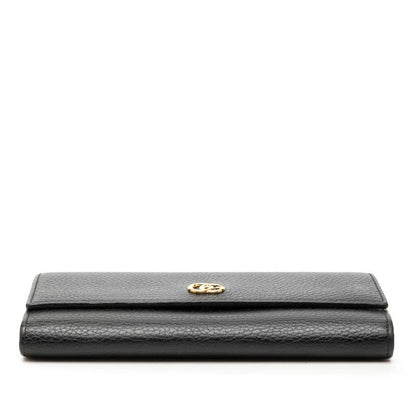 Gucci GG Marmont Wallet Black Leather — view 3
