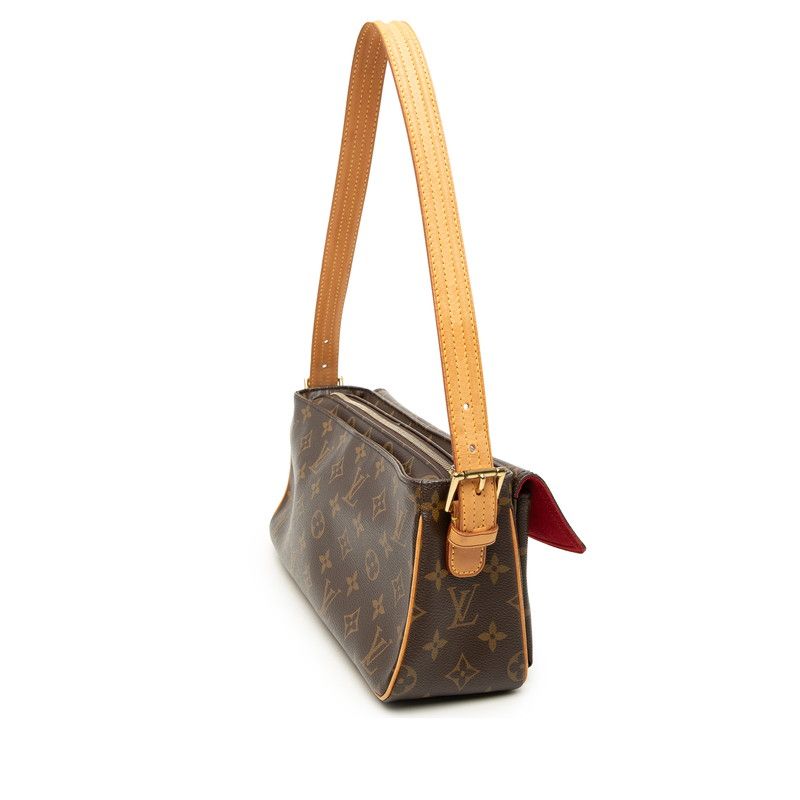 Louis Vuitton Monogram Viva Cite Shoulder Bag Brown Leather — view 2