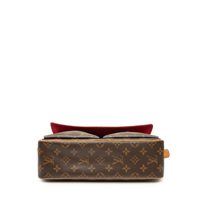 Louis Vuitton Monogram Viva Cite Shoulder Bag Brown Leather — view 3