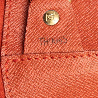 Louis Vuitton Damier Musette Crossbody Shoulder Bag Brown Leather — view 7