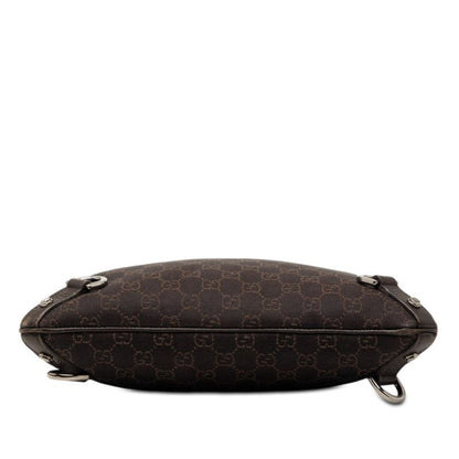 Gucci GG Canvas Abbey Crossbody Shoulder Bag Brown — view 3