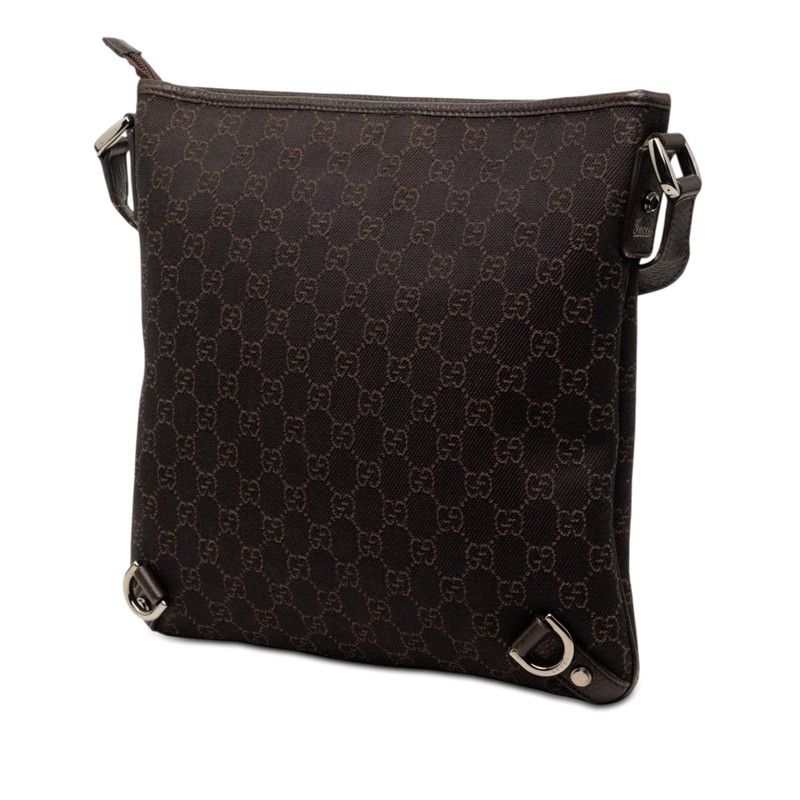 Gucci GG Canvas Abbey Crossbody Shoulder Bag Brown — view 2