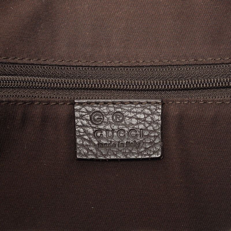 Gucci GG Canvas Abbey Crossbody Shoulder Bag Brown — view 7