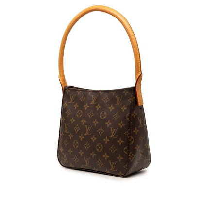 Louis Vuitton Monogram Looping Shoulder Bag Brown Leather — view 2