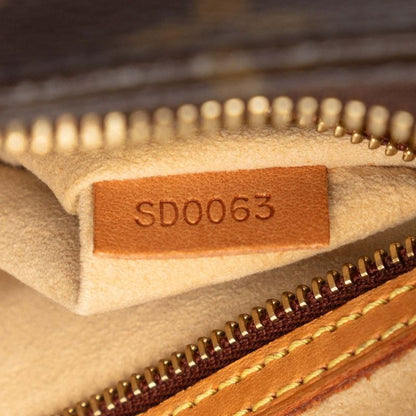 Louis Vuitton Monogram Looping Shoulder Bag Brown Leather — view 7