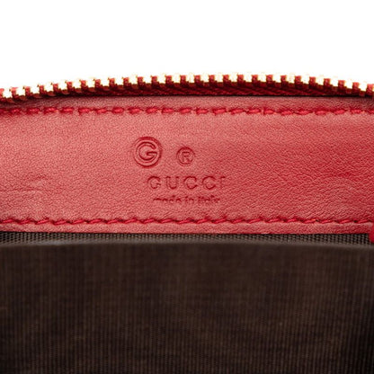 Gucci Micro Guccissima Coin Case Red Leather — view 6