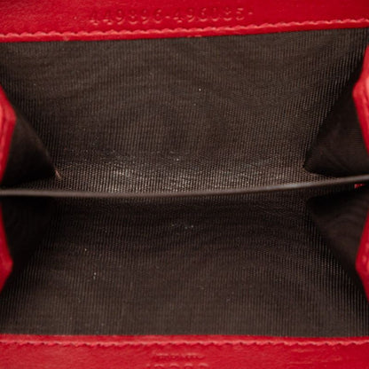 Gucci Micro Guccissima Coin Case Red Leather — view 4