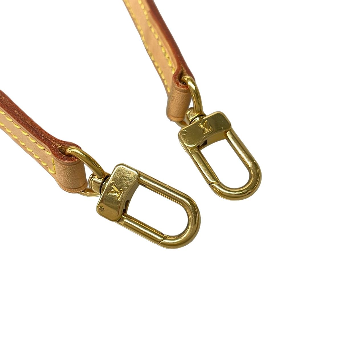 Louis Vuitton Shoulder Strap Leather for Products Using Leather) Natural — view 4