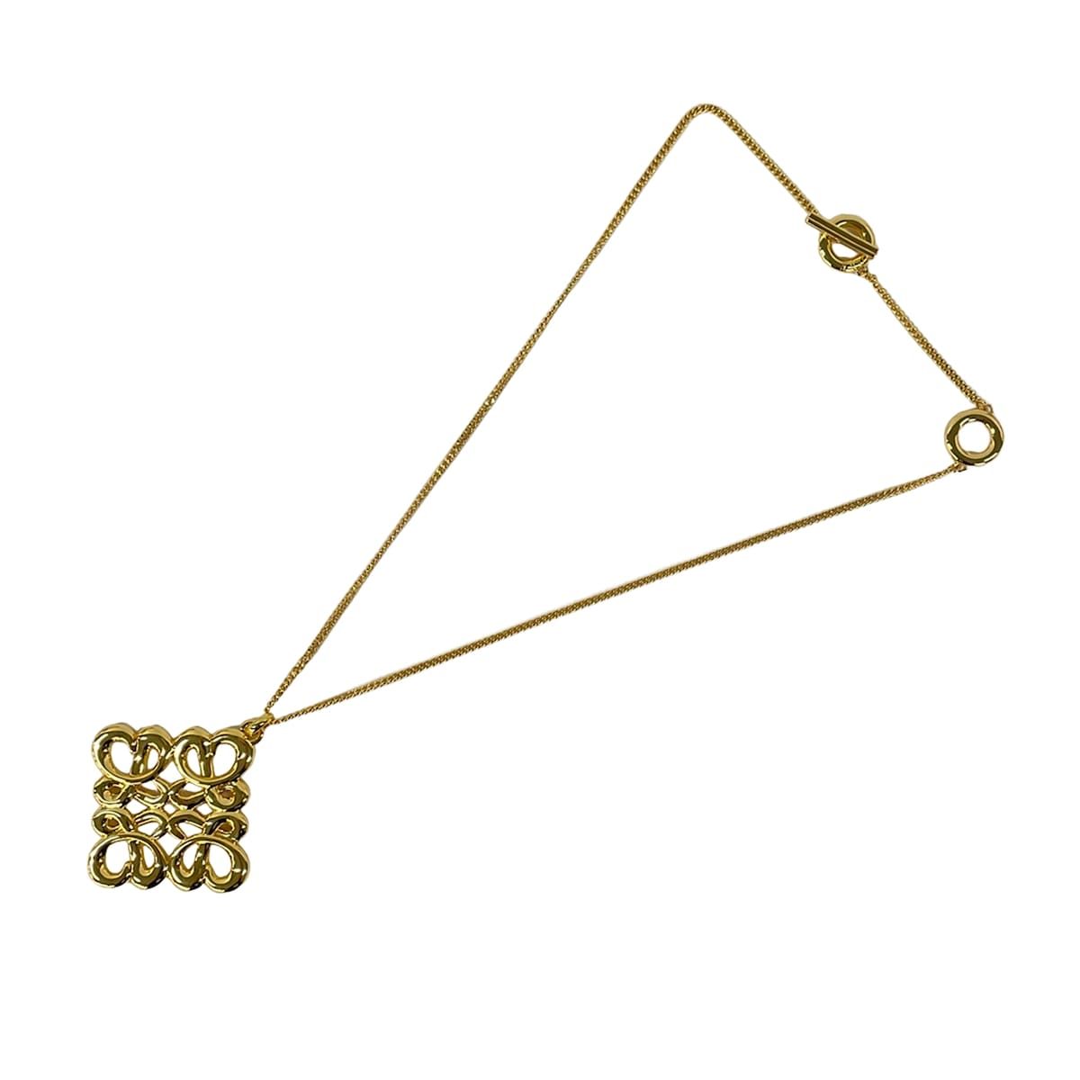 Loewe Necklace Gold Anagram — view 2