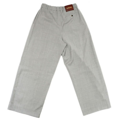 Loewe Ten Set Top and Bottom Set Shirt Pants Height: 37 S Gray Wool Short Sleeve — view 4