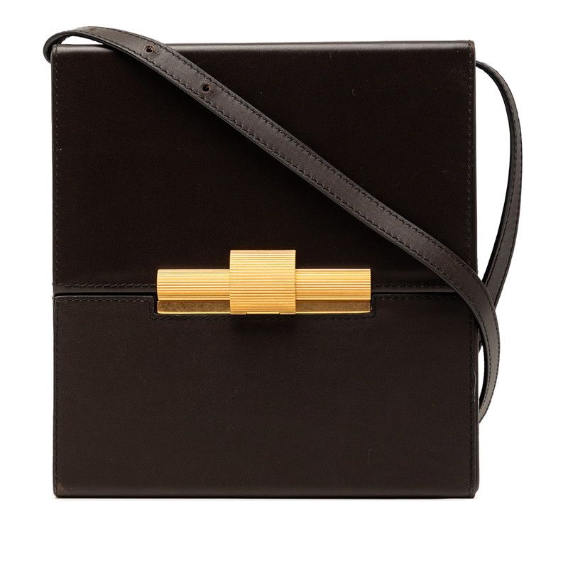 Bottega Veneta Daisey Crossbody Shoulder Bag Brown Leather