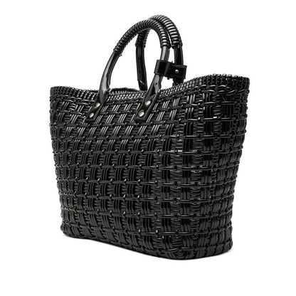 Balenciaga Bistro S Tote Shoulder Bag 2-Way Black Enamel — view 2