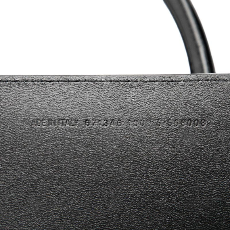 Balenciaga Bistro S Tote Shoulder Bag 2-Way Black Enamel — view 6