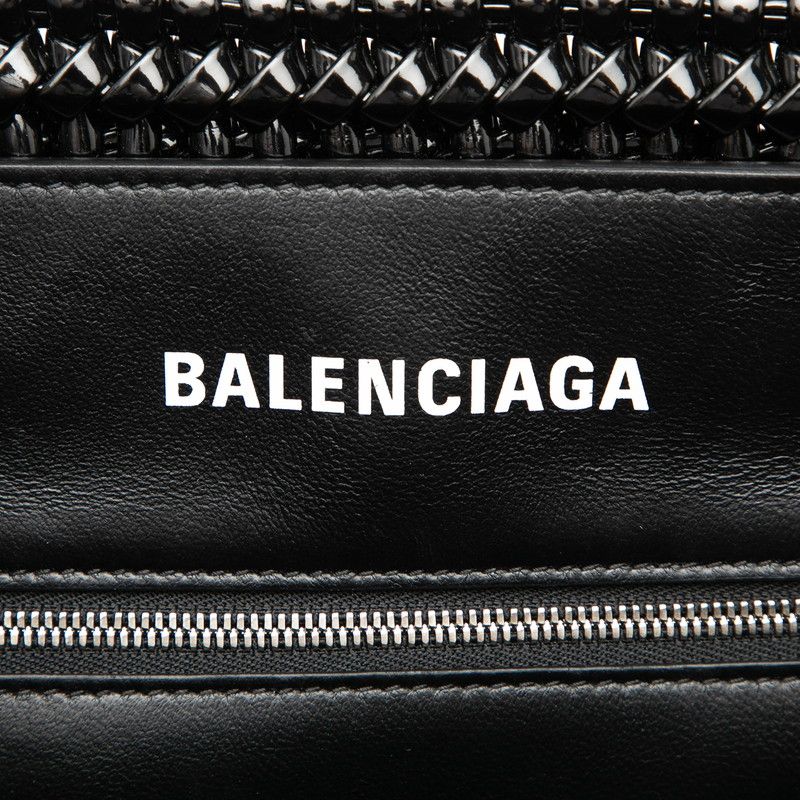 Balenciaga Bistro S Tote Shoulder Bag 2-Way Black Enamel — view 5